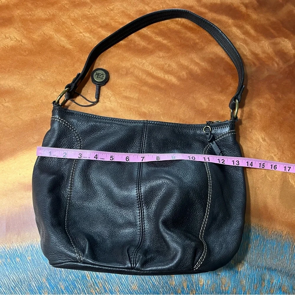 The Sak dark brown Leather Shoulder Bag